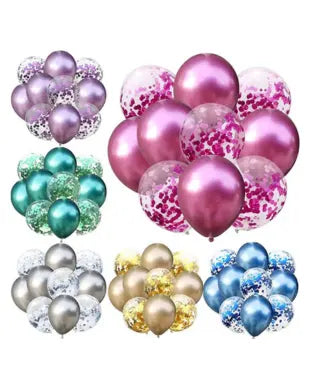 Make Confetti Balloon Bouquets