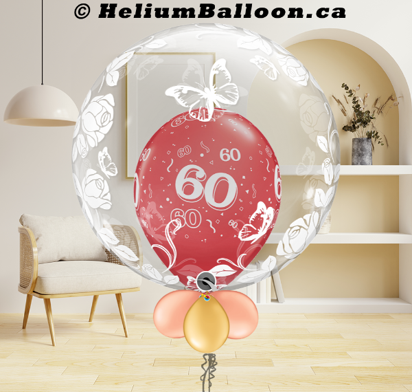 Bubble Age 16-18-19-21-25-30-40-50-60-65-70-80-90-100 (Choose your Style & Colors)