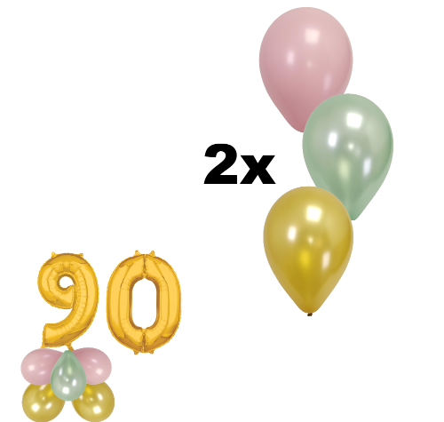 Custom Star - Birthday Balloon Pack - Pick your Colors, Age & Text