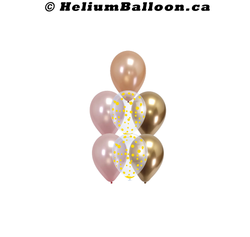 Make Your Own Balloon Bouquet - CONFETTIS - (Choose your Colors)