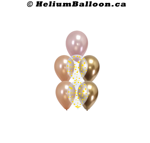Make Your Own Balloon Bouquet - CONFETTIS - (Choose your Colors)