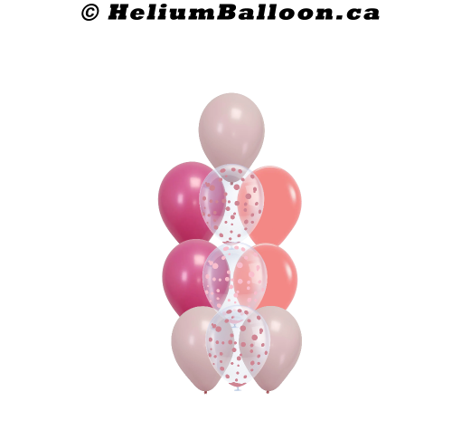 Make Your Own Balloon Bouquet - CONFETTIS - (Choose your Colors)