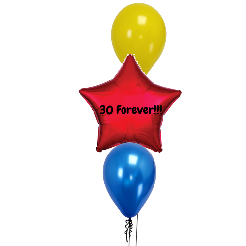 Personalized Star Balloon - Table Bouquet ( Colors Available )
