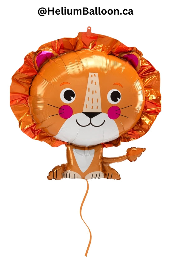 Super-Lion-helium-balloon-Montreal-delivery-Livraison-bouquets-de-ballons-Helium-Montreal-Ballon-Lion