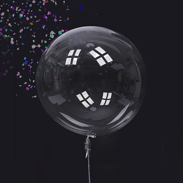 Individual Round Clear Balloon