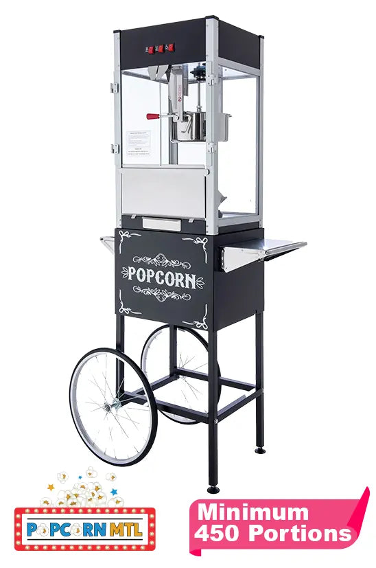 Big-machine-rental-popcorn-with-cart-Popcorn-Rental-Montreal-delivery-Livraison-Location-machine-popcorn-Montreal-Location-machine-popcorn-avec-chariot