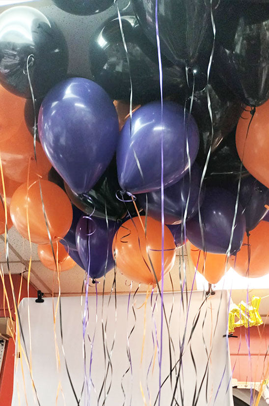 Ensemble de ballons de plafond mats en latex individuels 11" - TEMPS DE FLOTTEMENT 12 ou 48 HEURES - ( Couleurs disponibles )