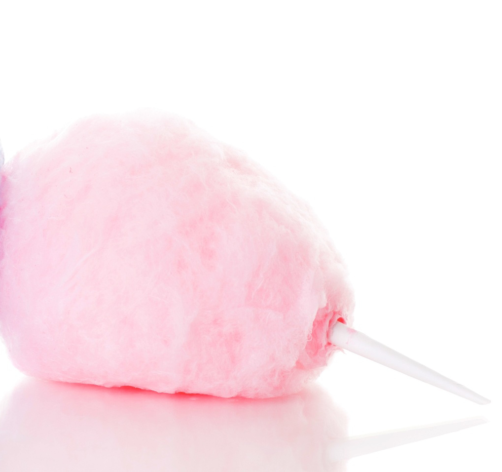 Cotton Candy portions (Sugar and paper stick)