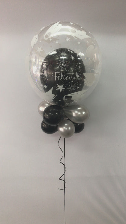 Bubble See trough Graduation - Double Balloon