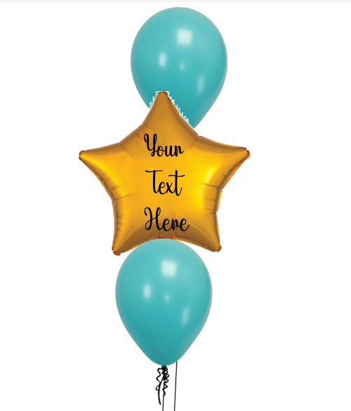 Personalized Star Balloon - Table Bouquet ( Colors Available )