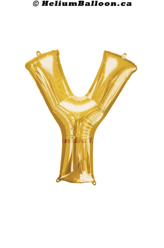 Make Your Own Balloon Phrase - Gold Letters 34" - Helium Filled