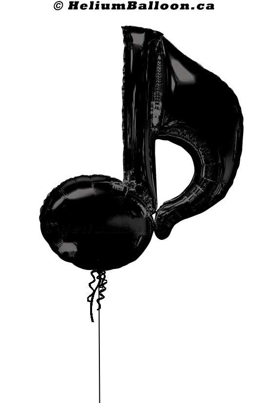 Note de Musique Métallique - Ballon Super Shape 29"