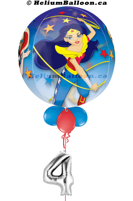 Wonder woman Balloon Montreal delivery