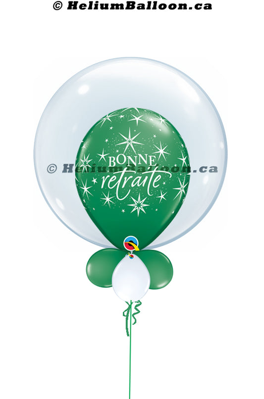 Double Balloon Bonne Retraite/Happy Retirement