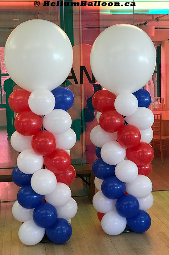 Balloon-Column-7-feet-latex-balloons-decoration-outdoor-indoor-Montreal-delivery-Colonnes-de-ballons-7-pieds