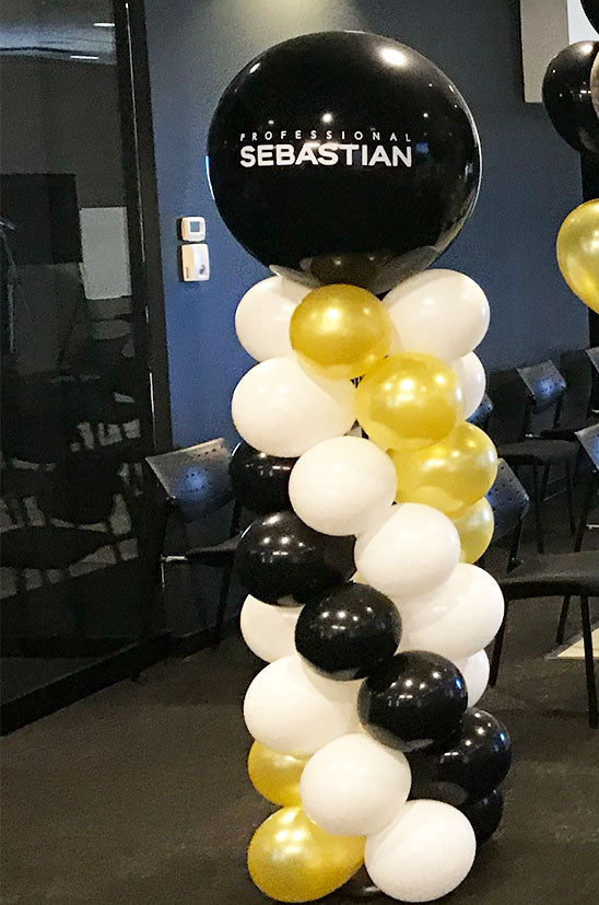 Personalized-Balloon-Column-7-feet-latex-balloons-decoration-outdoor-indoor-Montreal-delivery-Colonnes-de-ballons-Personalises-7-pieds