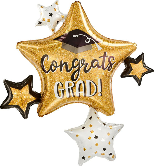 Congrats Grad!- Super ballon de graduation 35 pouces