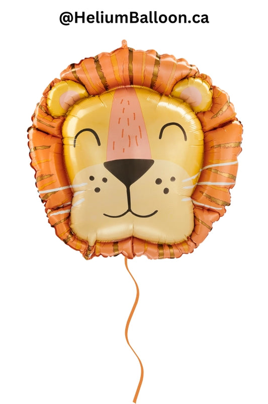 Super-Lion-head-helium-balloon-Montreal-delivery-Livraison-bouquets-de-ballons-Helium-Montreal-Ballon-tete-Lion