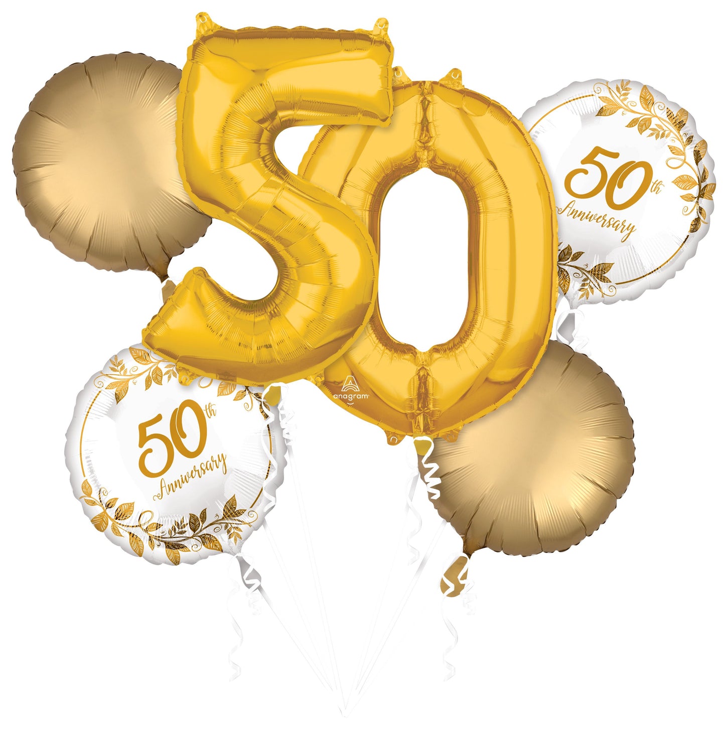 Super Bouquet Wedding 50th Anniversary - Gold