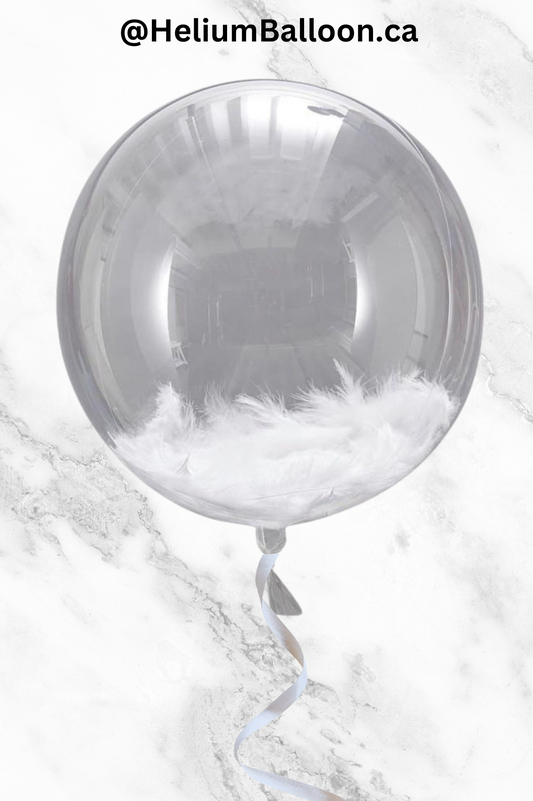 Feather balloons deals