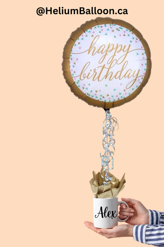 Add-Your-Name - Happy-Birthday-Gift-Mug - White & Gold
