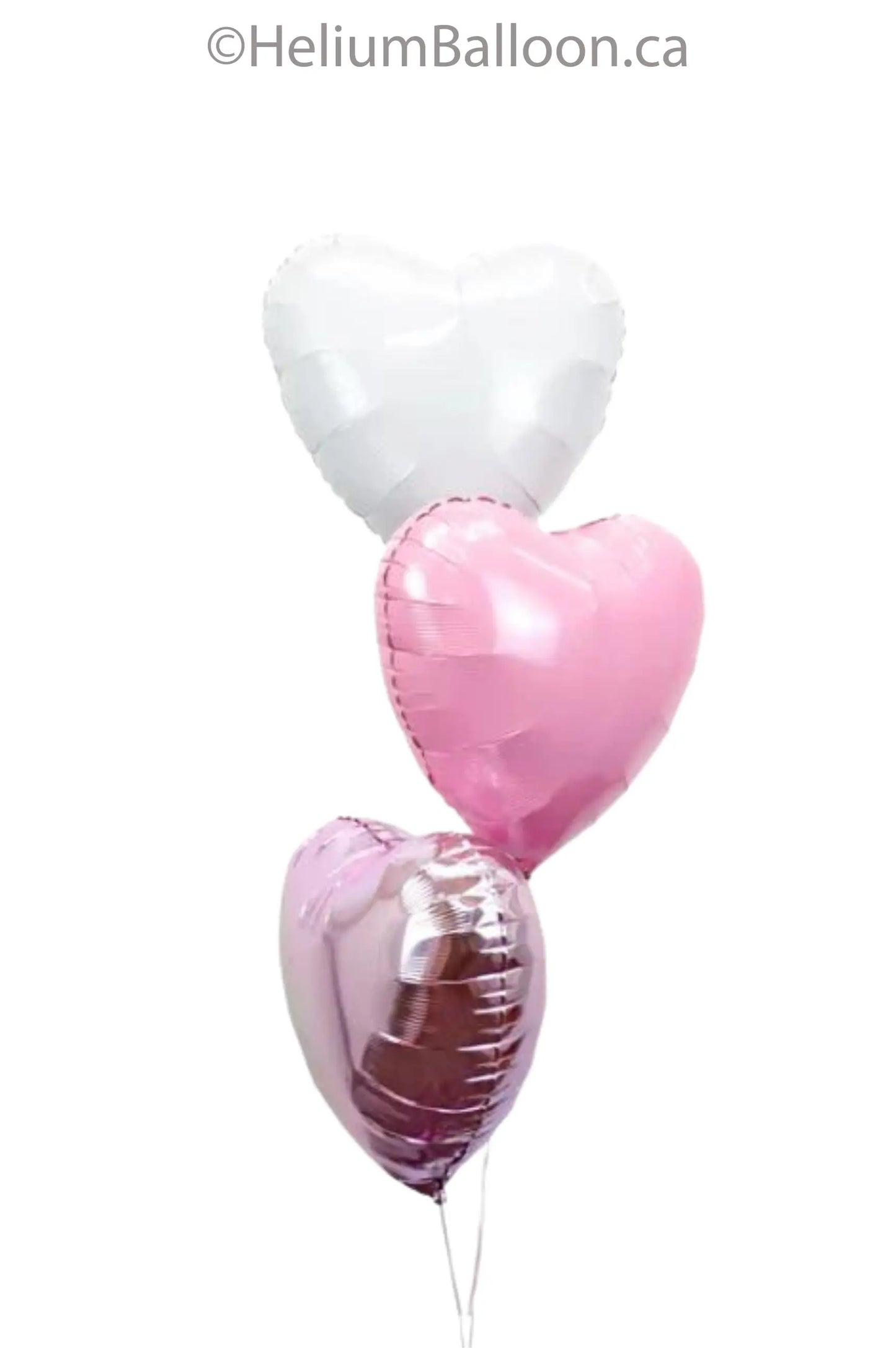 Créez votre propre bouquet de ballons en forme de cœur 18 pouces (Choix de Couleurs)