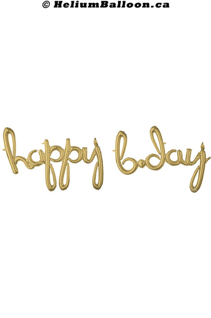   Happy-B-day-script-gold-air-filled-balloon-banner-banniere-de-ballons-dore-Delivery-montreal-livraison-de-ballons-montreal