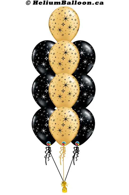 Helium-balloons-chic-gold-black-sparkles-montreal-delivery-heliumballoon.ca-Ballons-helium-dore-noir-etoiles-livraison-montreal-10-ballons-ballonhelium.ca