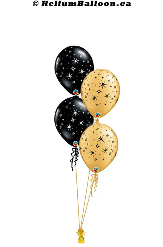 Helium-balloons-chic-gold-black-sparkles-montreal-delivery-heliumballoon.ca-Ballons-helium-dore-noir-etoiles-livraison-montreal-4-ballons-ballonhelium.ca