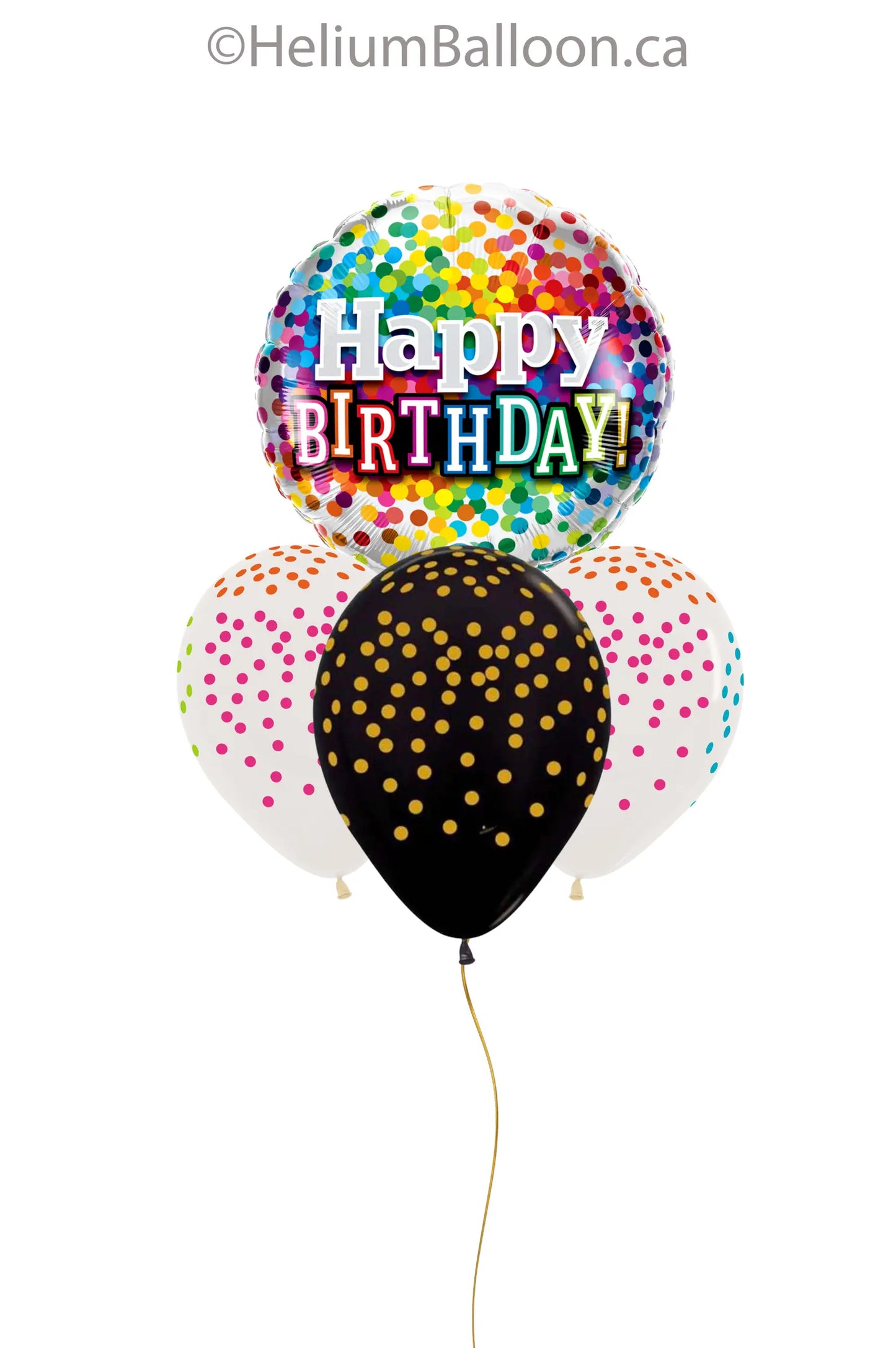 Multicolor-Balloon-Bouquet-de-Ballons-multicouleur-Birthday-Multicolor Balloon-Montreal