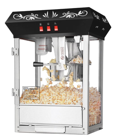 Popcorn Machine Rental (24 hours) Without Cart (Top Only) - Black Color.