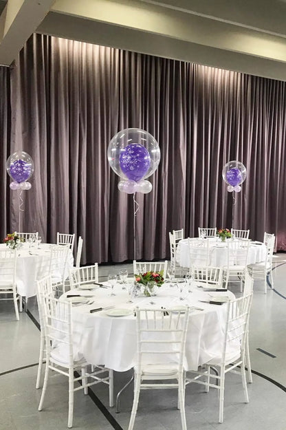 Elegant Centrepiece Bubble Balloon (Choose your Colors)