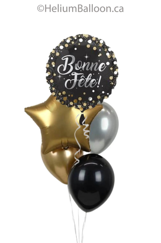 bonne-fete-ballon-de-fete-helium-balloon-bouquet-black-gold-silver-noir-or-argent