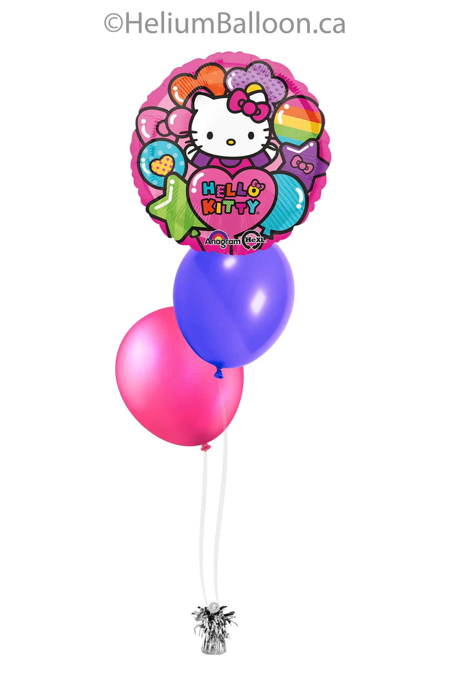 Bouquet - Ballon Couleur Hello Kitty 