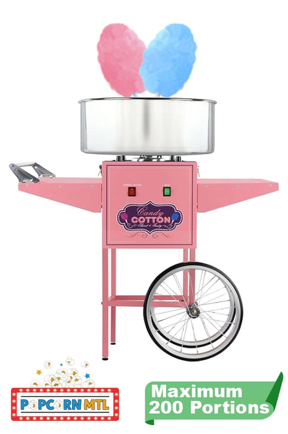 Location de machine à Barbe à papa avec Chariot