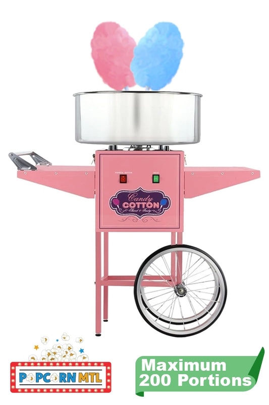 Location de machine à Barbe à papa avec Chariot