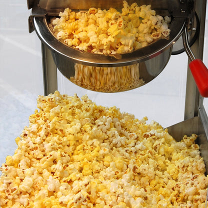 Popcorn Machine Rental (24 hours) with Cart - Red Color - With Delivery/Pickup Service by our team