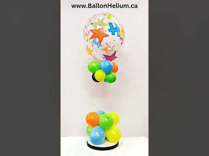 Ballon Bulle Joyeux Anniversaire Étoiles 22 pouces