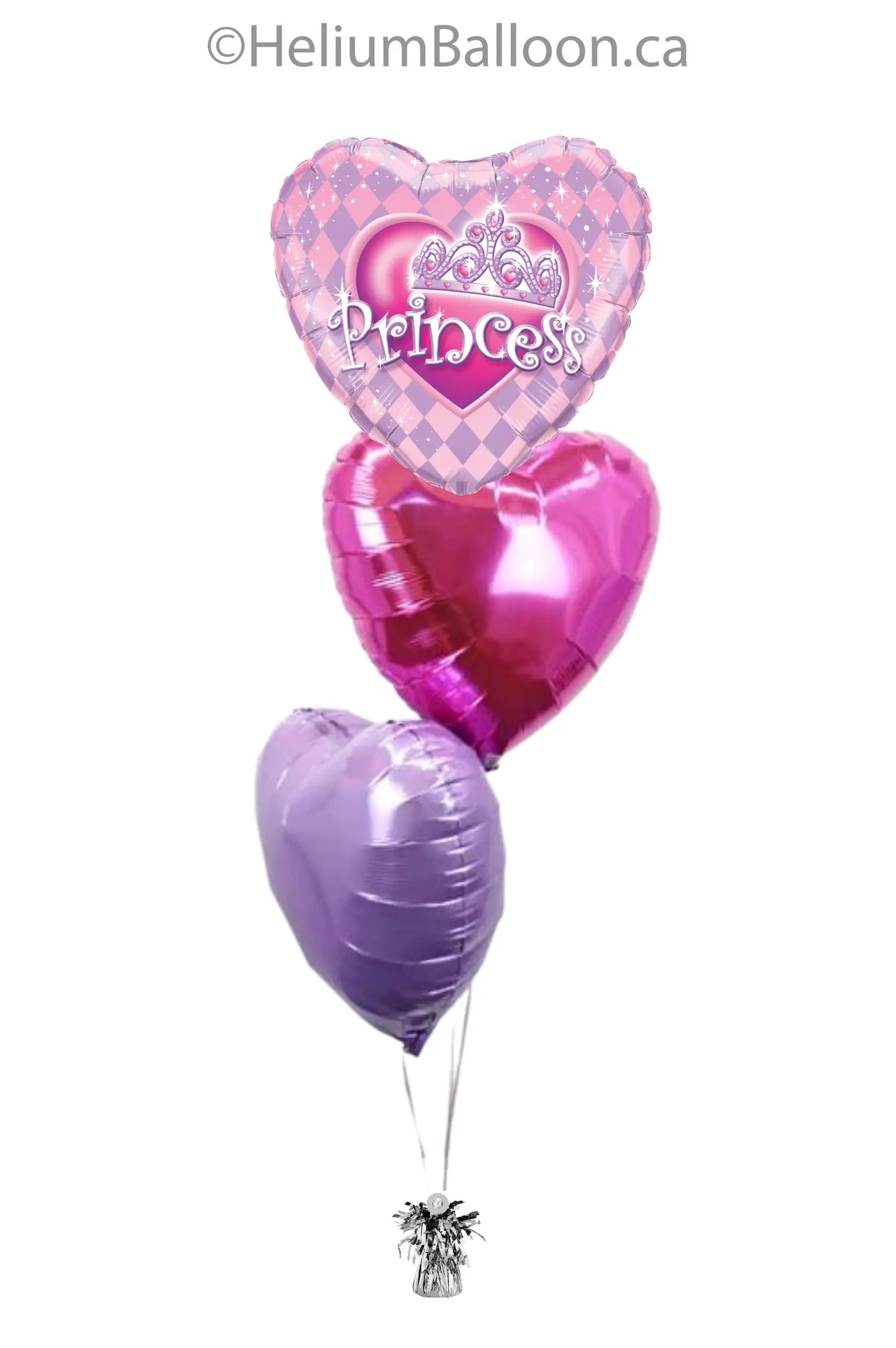 Ballons Coeurs Princesse