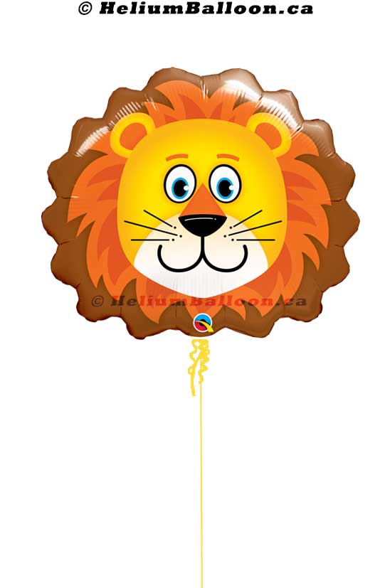 Super-Lion-head-helium-balloon-Montreal-delivery-Livraison-bouquets-de-ballons-Helium-Montreal-Ballon-tete-Lion