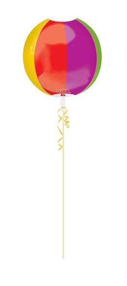 Beach Ball Balloon Orbz 15"