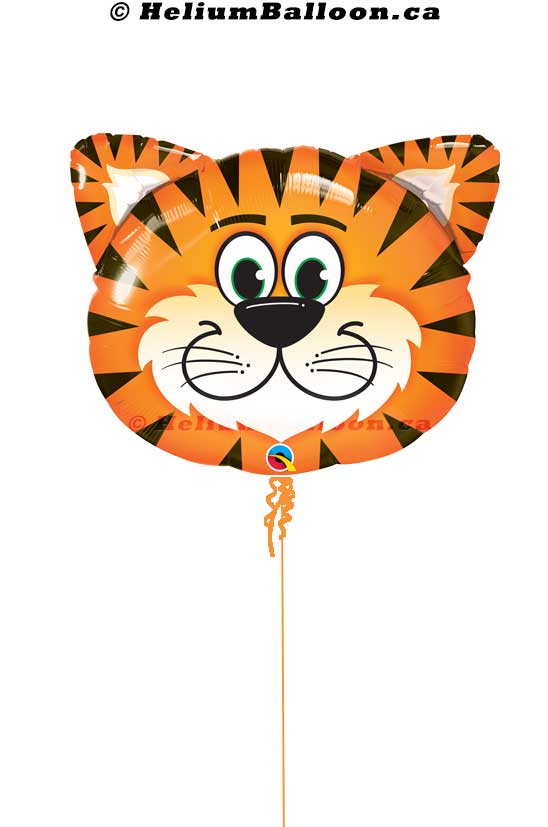 Super-Tiger-head-Animal-helium-balloon-Montreal-delivery-Livraison-bouquets-de-ballons-Helium-Montreal-Ballon-tete-Tigre-Animal