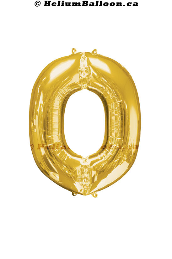 Créez votre propre phrase en ballon - Lettres dorées 34" - Rempli d'hélium