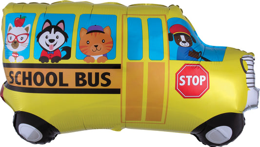 School Bus Balloon 30 inches