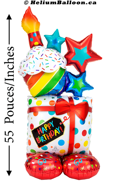 42450-Cupcake-gifts-balloon-stand-helium-balloon-Montreal-delivery-Livraison-bouquets-de-ballons-Helium-Montreal