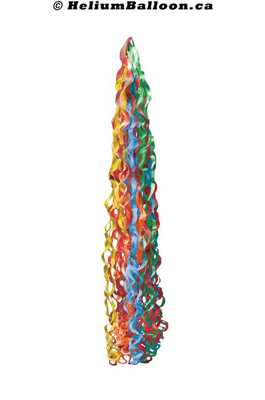 Paper Balloon Tail - Rainbow