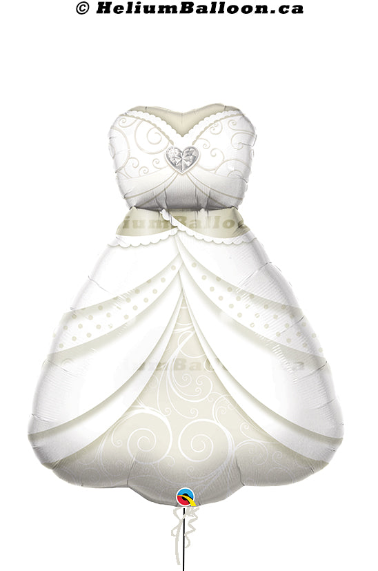 Ballon de robe de mariée de mariée 38 pouces