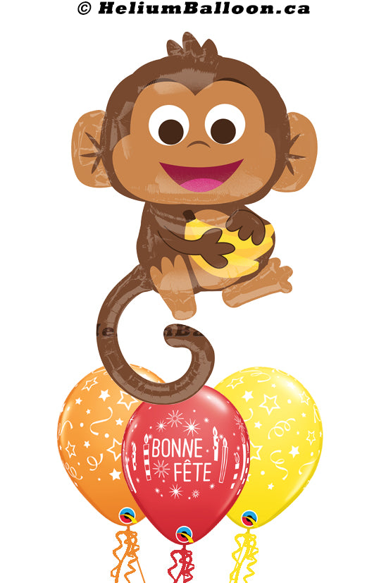 Bouquet Super Monkey Bonne Fête / Happy Birthday