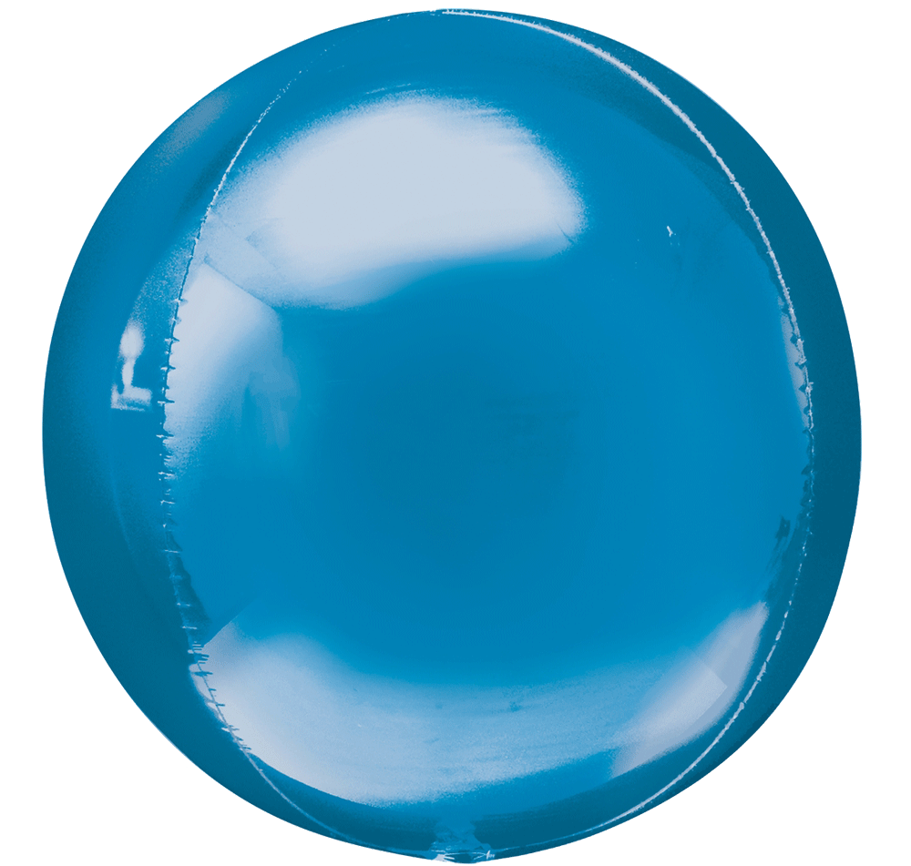 Ballon métallique personnalisé en forme de sphère 17'' (couleurs disponibles)