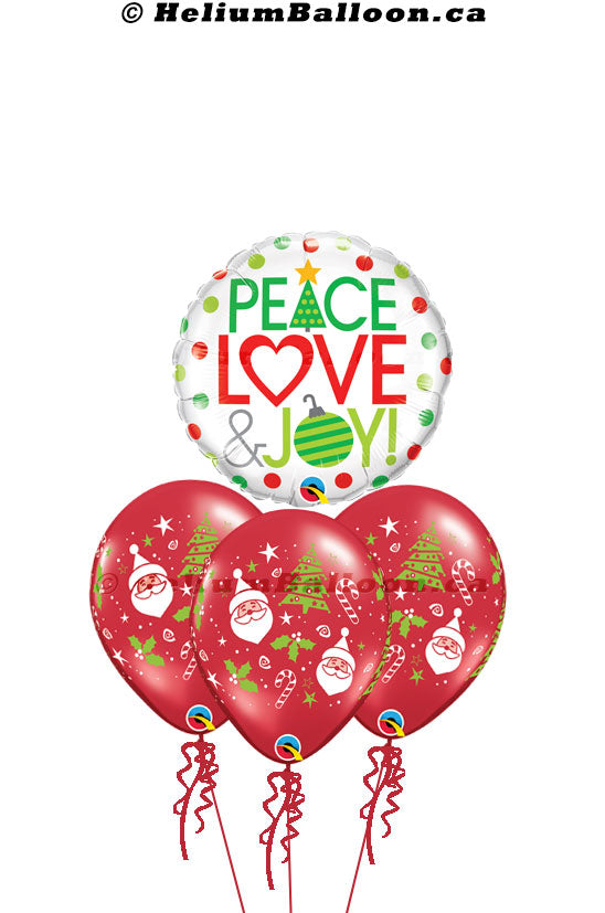 Peace-Love-Joy-Christmas-helium-balloon-Montreal-delivery-Livraison-bouquets-de-ballons-Helium-Montreal-paix-joie-amour-noel